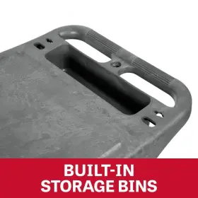 Puc-3819 Jet 141011 Utility Cart 19 Inch 2 Shelves Scratch Resistant Flat Top Resin Wheels #3