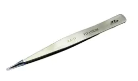 Ns-1044 Jets Inc Titanium Tweezer Aa-ti Fine Tip Non-magnetic High Temperature Soldering 5 Inch