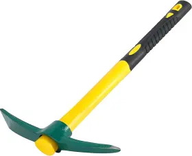 Jeuihau 746433135321 15 Inches Pick Mattock Hoe Forged Adze With Plastic Coated Fiberglass Ha #2