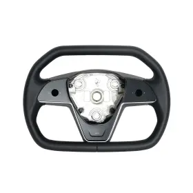 1.02.t01.00023 Jianggai Cyber Truck Style Steering Wheel Black Microfiber Leather Fit