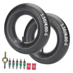 Jty103x2-de Jiayan 2 Pack 4.10/3.50-6 3.50/4.00-6 350/400-6 Replacement Butyl Rubber Inner Tube