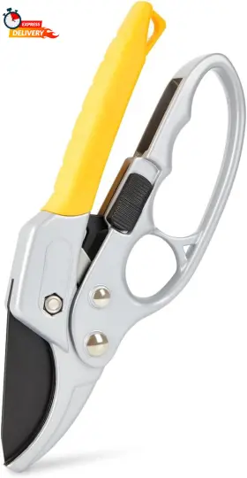 Jiujiumu 705353595738 Ratchet Pruning Shears Professional Garden Clippers Sharp Hand Pruners Ratchetin