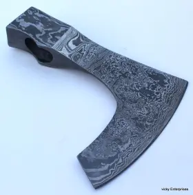 Jnr001 Jnr Traders Damascus Steel Axe Hatchet Head