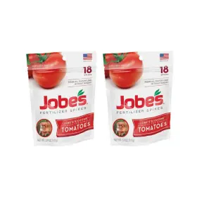 6-18-6 Jobes Organics 06005 Jobe S Tomato Fertilizer Spikes Time Release 18