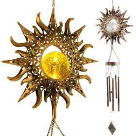 Jobosi 749204169488 Sun Wind Chimes Outdoor Solar Mothers Gifts For Mom Wom