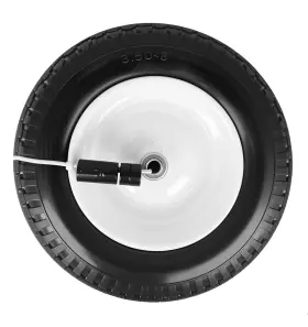 919-ff Jungle Jims 14 In Flat Free Tire On Wheel For Wheelbarrows Carts 5 8 Axle 300 Lb