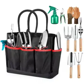 Justincity 445010216219 9 Piece Garden Tool Set Heavy Duty Gardening Hand Tools With Fashion