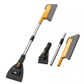 Justincity 744759753397 31 Inch Plastic Blade Ice Scraper 3-in-1 Car Snow Shovel With Lights Telescopic
