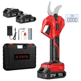 Bm-xh25b Juswise Electric Pruning Shears 2 Inch 50mm Cutting Diameter Pruner With Lcd