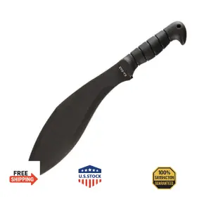 B000c0sri0 Ka-bar Kukri Machete 11.5 Inch 1085 Black Blade Kraton Handle