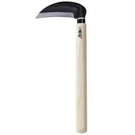 47901 Kakuri Japanese Weeding Sickle Garden Tool 4.7 Inch Triple Edged Blade