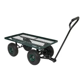 Karl Home 677489777169 Garden Cart 33.8 Inch X 38 Pneumatic Tire Steel Bin Rectangle In Green #3