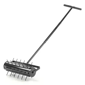 36-tine Karl Home 744759061966 15.7 Inch Rolling Lawn Aerator Garden Tool Filled With Sand Or Stone In