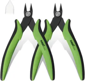 231207 Kata 2-pack Micro Wire Cutter For Electronics Flush Precision 2pcs