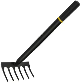 Kemaier 657835351540 Garden Hand Rake Mini Cultivator Heavy Duty Carbon Steel Rakes
