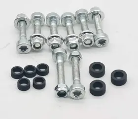 Kerlista 752790234355 1 Set Of Hedge Trimmer Blade Slider Bolt And Nut One Size Silver