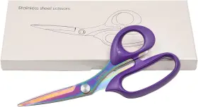Ketuo6001 Ketuo 850009425362 Extra Sharp Sewing Scissors Heavy Duty Titanium Coating 10 Inch Purple