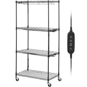 4c12060-dt55048p3-us Kffkff Metal Plant Rack With Integrated 45w Led Grow Lights 4 Adjustable