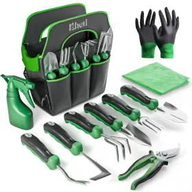 Ll-001 Kheti 11-piece Heavy Duty Stainless Steel Garden Tool Set Includes S