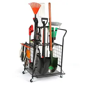 Kg001 Kingarage Garden Tool Organizer Storage On Wheels Tower Garage