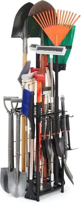 Kg006  Kingarage Organization And Storage Shed Outdoor Lawn Heavy-duty Steel Black