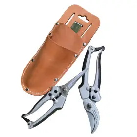 Kings County Tools 313109113190 2.16 Inch Bypass Pruning Shears And Straight Garden Scissors For Gardening With L