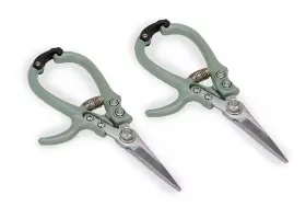 Kirklands 337631 Sage Green Garden Shears 2 Pack
