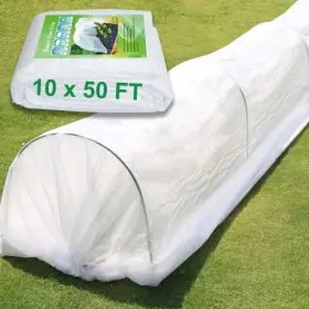 Pfb10x50 Klewee Plant Covers Freeze Protection 10 X 50 Ft 1.05 White