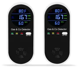 Kh158 Koabbit 2 Packs Combination Natural-gas And Carbon-monoxide-detector 4-in-1