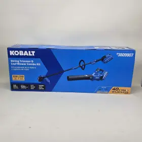 3809907 Kobalt New 40v String Trimmer And Leaf Blower