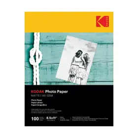 B0b5b7tq3k Kodak 8.5x11 Matte Photo Paper 100 Sheets 39lb 145g/m2 Inkjet