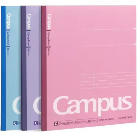 B0c5j5kmnx Kokuyo Composition Notebooks 3 Pack Campus 9-3/4 Inch X 7-1/2 College Ruled 80 Shee