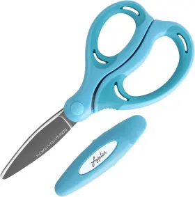 P270b Kokuyo -p270b Kids Safety Scissor Ergonomic Child-safe Crafting 5.6x2.6 Inch Blue