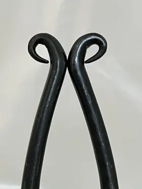 893-015 Kotobuki Pruning Shears Japanese Iron Ikebana Ikenobo Flower Arranging Vintage #3