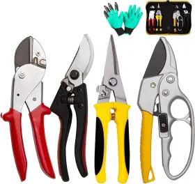 Ht-hzj9-f88n Kotto Upgrade 4 Packs Pruner Shears Garden Cutter Clippers Stainless Steel S