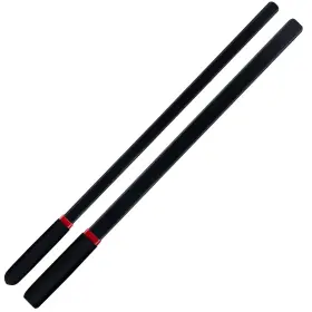 Kowpewu 737655485639 2-piece Set 18 Inch Riding Crop Black With Non-slip Handles