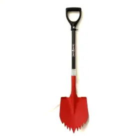 45636 Krazy Beaver Shovel Red Textured Head/black Hanlde