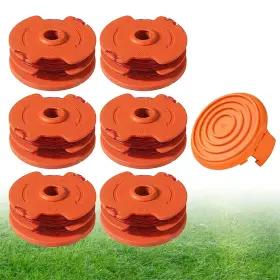 Wa0007 Kudoosen 768494629885 Weed Wacker Spools For Worx Wg116 Wg119 Wg124 Wg173 Wg183 Replacement