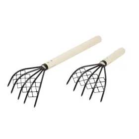 Kvmorze 742420047226 2 Pcs Claw Rake Hand Clamming Claws Clam With Mesh Net