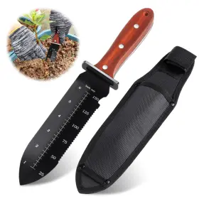 Lgk01ssbn-us L.droplet Hori Garden Knife Tools With Sheath For Planting Weeding Digging 7