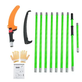 Law237474 Labwork 27/30 Feet Tree Pole Pruner Manual Branches Trimmer Branch Garden Tools