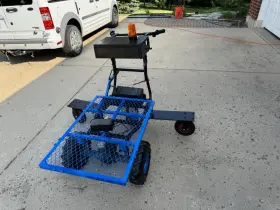 Guo026-refurbished Landworks Utility Service Cart Wheelbarrow Power Wagon Super Duty