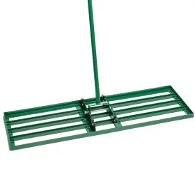 Landzie 860002336664 Lawn Leveling Rake 36 Inch Steel Handle Yard Leveler Level Tool For Creat