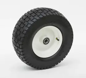 Lapp Wagons 742559751582 Wheels 16 Inch 6.50-8 4 Centered Hub Wheel With 6 Wide Turf Tread