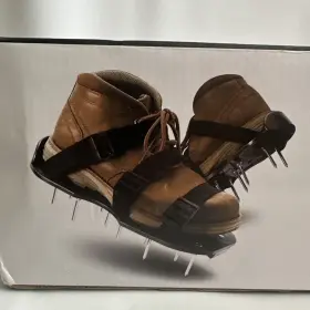 Last Tools 617201856307 Lawn Aerator Shoes 1 Pair Heavy Duty Grass Aerating Spike Sandal #3