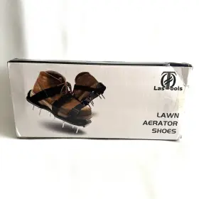 Last Tools 617201856307 Lawn Aerator Shoes 1 Pair Heavy Duty Grass Aerating Spike Sandal