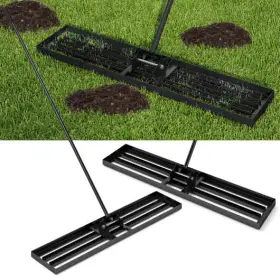 Lawn Leveling Rake 197867729219 46 X 10 Inch Heavy Duty Level Tool For Soil-black - Colo