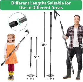 Lcokeiy 445038145157 Hoe Garden Tool Hollow Gardening With Sturdy Blade For Digging Weeding #2