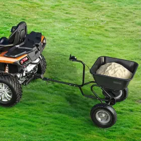 Ledkingdomus 197839930841 Behind Lawn&garden Broadcast Spreader Grass Seed Lawn With Adjustable Flow Control