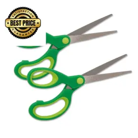 9705 Leftys The Left Hand Store Youth Sized True Left-handed Scissors With Pointed Tips Pack Green